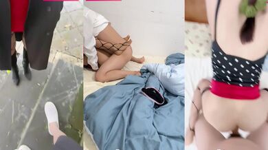 2025.07.13-下雨天与小姨子户外野战太过紧张转战室内头戴丝袜暴力内射！